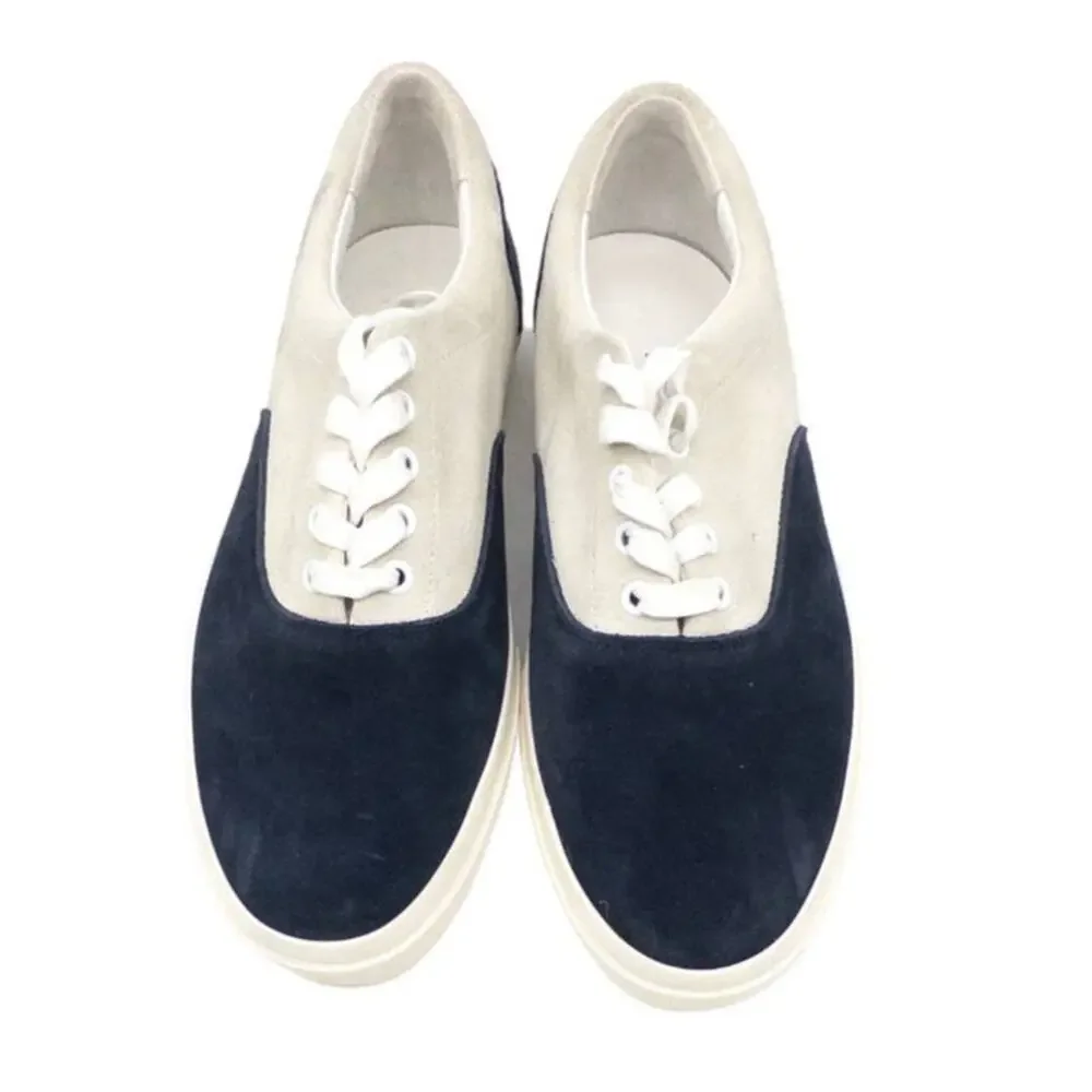 Greats Brooklyn Suede Lace Up Sneakers Navy Blue Men's size  8.5